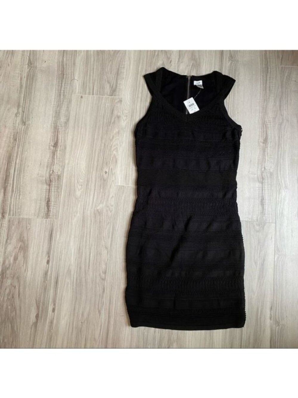 Cache Black Cocktail Bodycon Dress